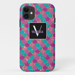 Farbenfroher Mermaid-Glitzer - Persönlich gestalte Case-Mate iPhone Hülle