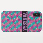 Farbenfroher Mermaid-Glitzer - Persönlich gestalte Case-Mate iPhone Hülle (Rückseite (Horizontal))