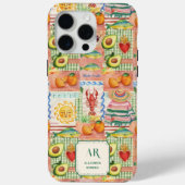Farbenfroher mexikanischer Patchwork-Druck mit Mon Case-Mate iPhone Hülle (Rückseite)