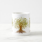 Farbenfroher moderner Baum 13 Kaffeetasse (Mittel)