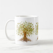 Farbenfroher moderner Baum 13 Kaffeetasse (Links)