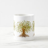Farbenfroher moderner Baum 13 Kaffeetasse (Mittel)