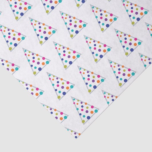 Farbenfroher moderner Weihnachtsbaum Seidenpapier (Ausschnitt)