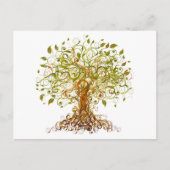 Farbenfroher, modernisierter Baum 13 Postkarte (Vorderseite)