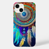 Farbenfroher Mystical Dreamcatcher Case-Mate iPhone Hülle (Rückseite)