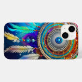 Farbenfroher Mystical Dreamcatcher Case-Mate iPhone Hülle (Rückseite (Horizontal))