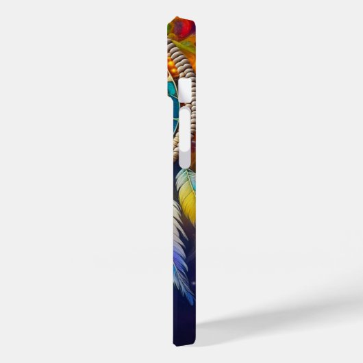 Farbenfroher Mystical Dreamcatcher Case-Mate iPhone Hülle (Rückseite / Links)