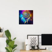 Farbenfroher Mystical Dreamcatcher Poster (Heimbüro)