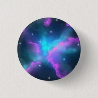 Farbenfroher Nebelwolkenhintergrund Button