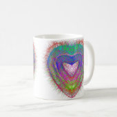 Farbenfroher Neon Graffiti-Schaumstoffdesign Kaffeetasse (VorderseiteRechts)