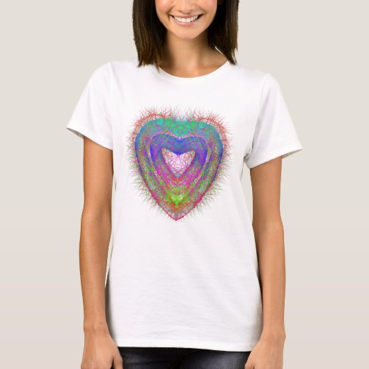 Farbenfroher Neon Graffiti-Schaumstoffdesign T-Shirt (Vorderseite)
