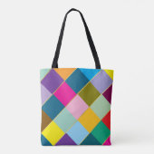 Farbenfroher Niedlich Chic Trendy Stilvoll mit Gol Tasche (Rückseite)