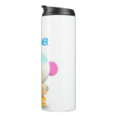 Farbenfroher Niedlicher Macaron-Tumbler, anpassbar Thermosbecher (Nach rechts gedreht)