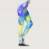 Farbenfroher Paint Spritzer #11 Leggings (Rechts)