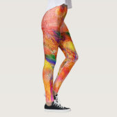 Farbenfroher Paint Spritzer #14 Leggings (Rechts)