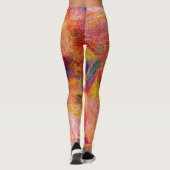 Farbenfroher Paint Spritzer #14 Leggings (Rückseite)