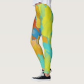 Farbenfroher Paint Spritzer #21 Leggings (Links)