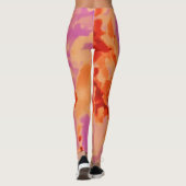 Farbenfroher Paint Spritzer #27 Leggings (Rückseite)