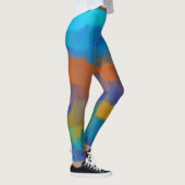 Farbenfroher Paint Spritzer #30 Leggings (Rechts)