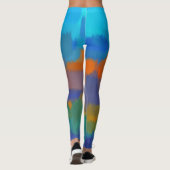 Farbenfroher Paint Spritzer #30 Leggings (Rückseite)