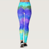Farbenfroher Paint Spritzer #36 Leggings (Rückseite)