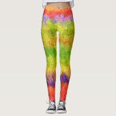 Farbenfroher Paint Spritzer #38 Leggings (Vorderseite)