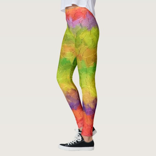 Farbenfroher Paint Spritzer #38 Leggings (Links)