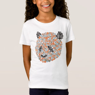 Farbenfroher Panda-Bären-T - Shirt