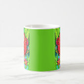 farbenfroher Papagei Kaffeetasse (Mittel)