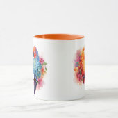 Farbenfroher Parrot Design Cup. Tasse (Zentrum)