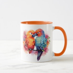 Farbenfroher Parrot Design Cup. Tasse
