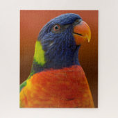 Farbenfroher Parrot Lebender tropischer Vogel Puzzle (Vertikal)