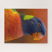 Farbenfroher Parrot Lebender tropischer Vogel Puzzle (Horizontal)