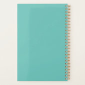 Farbenfroher Pastel Kawaii Niedlicher Tagesplaner Planer (Rückseite)