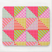 Farbenfroher Patchwork-Büroarbeitsplatz-Mauspad Mousepad (Vorne)