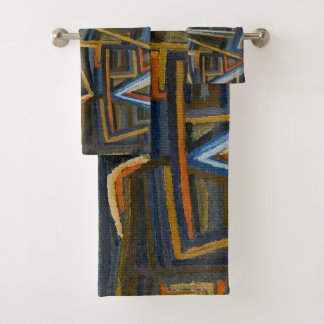 Farbenfroher Paul Klee Abstract Badhandtuch Set