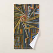 Farbenfroher Paul Klee Abstract Badhandtuch Set (Handtuch)