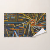 Farbenfroher Paul Klee Abstract Badhandtuch Set (Handtuch)