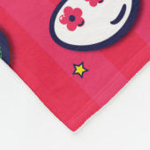 Farbenfroher Pop Art Ostereier Muster Fleecedecke (Ecke)