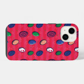 Farbenfroher Pop Art Ostereier Muster iPhone Hülle (Rückseite (Horizontal))