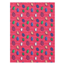 Farbenfroher Pop Art Ostereier Muster Tischdecke