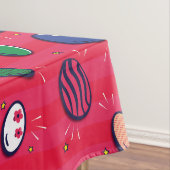 Farbenfroher Pop Art Ostereier Muster Tischdecke (Beispiel)