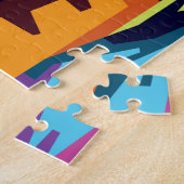 Farbenfroher Pop Kunst, Dichtung und Musik Puzzle (Seite)