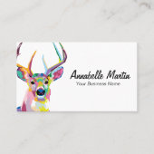 Farbenfroher Pop Visitenkarte (Vorderseite)