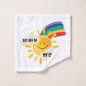 Farbenfroher Regenbogen aus meiner Cloud Badhandtuch Set (Waschlappen)