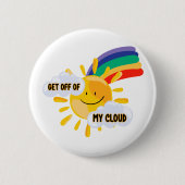 Farbenfroher Regenbogen aus meiner Cloud Button (Vorderseite)