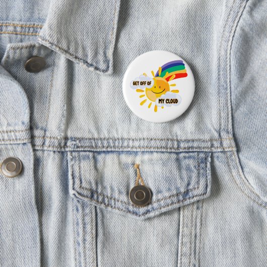 Farbenfroher Regenbogen aus meiner Cloud Button (Beispiel)
