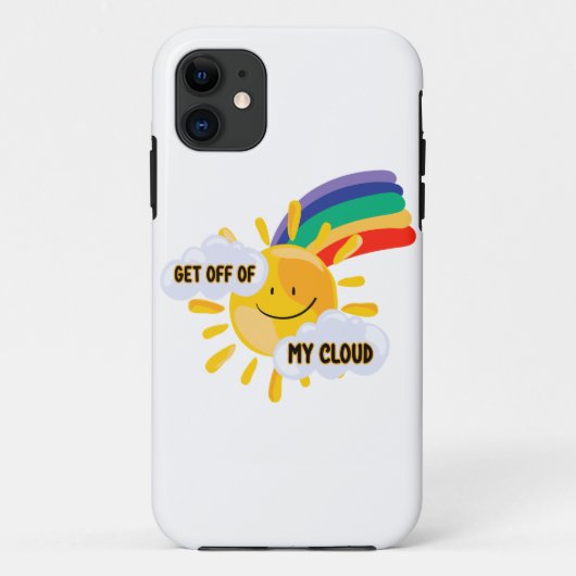 Farbenfroher Regenbogen aus meiner Cloud Case-Mate iPhone Hülle (Rückseite)