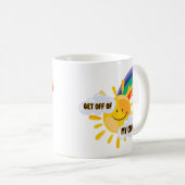 Farbenfroher Regenbogen aus meiner Cloud Kaffeetasse (VorderseiteRechts)