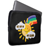 Farbenfroher Regenbogen aus meiner Cloud Laptopschutzhülle (Vorne Rechts)